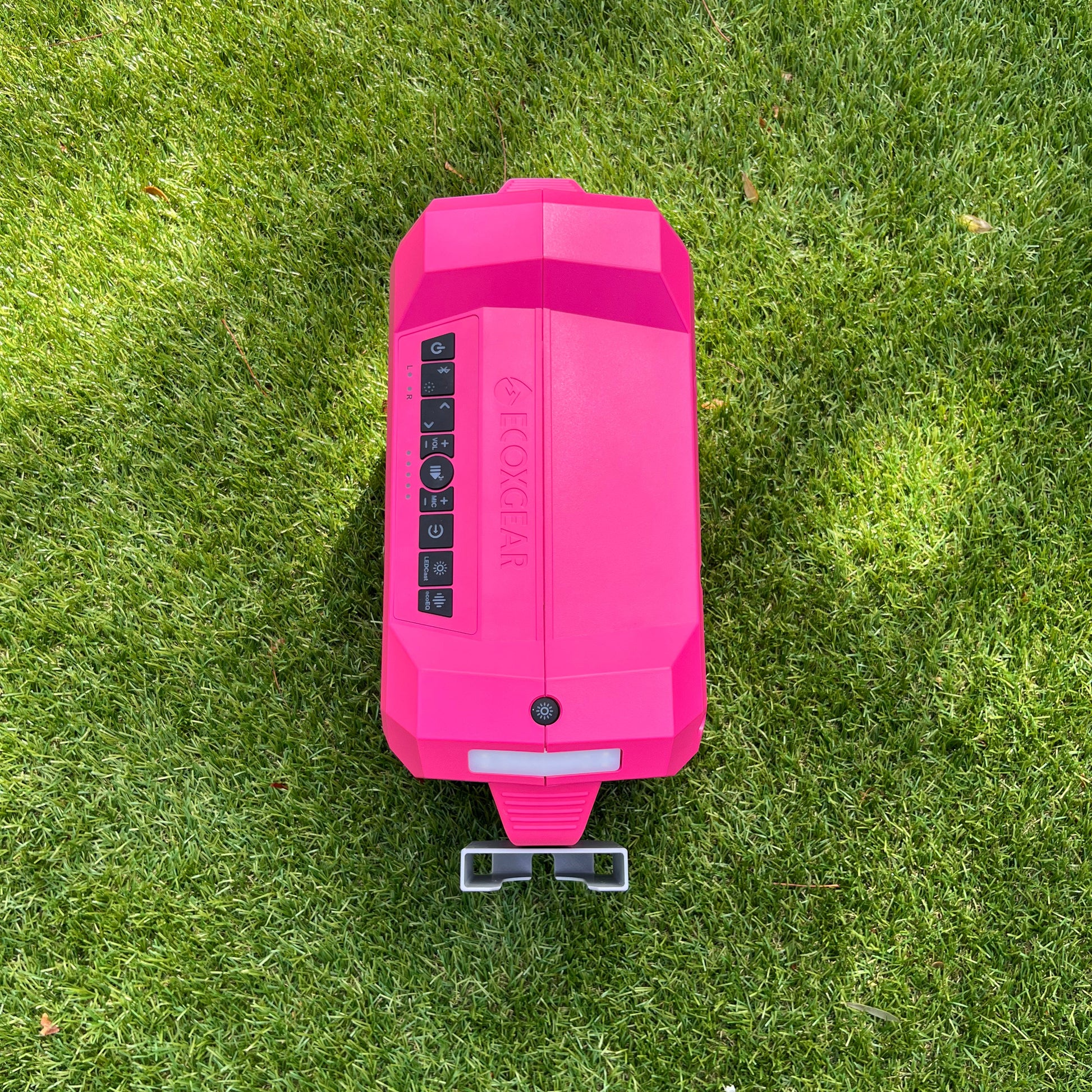 Top view of the ECOXGEAR Defender clip-on phone holder from Ruckus Marine