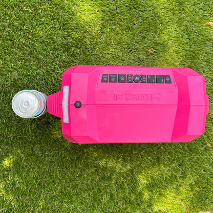 Top view of ECOXGEAR slim can holder accessory from Ruckus Marine