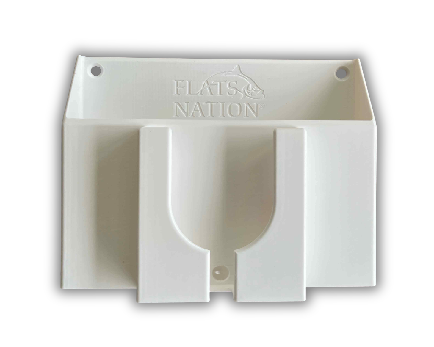Flats Nation Private Label Console Caddy in White By Ruckus Marine