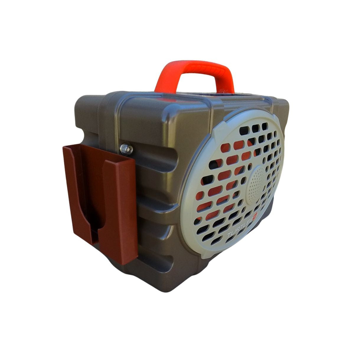 Ruckus Marine Turtlebox Phone Holder Attachment installed on the Turtlebox Original Gen 3