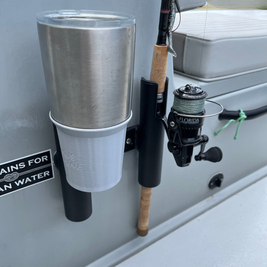 drinkholder insert for fishing rod holders 316 Stainless Steel Boat Cup Holder,Portable Cup Holder,15 Degree Outrigger Cup Holder,Flush Mount Resistant Cup Insert,Stainless Steel Mount Boat Outfitters Rod Spike Cup Holder in the Straight version converts a straight rod holder into drink storage without tools or permanent modifications Fully Loaded Cup Holder Pro
