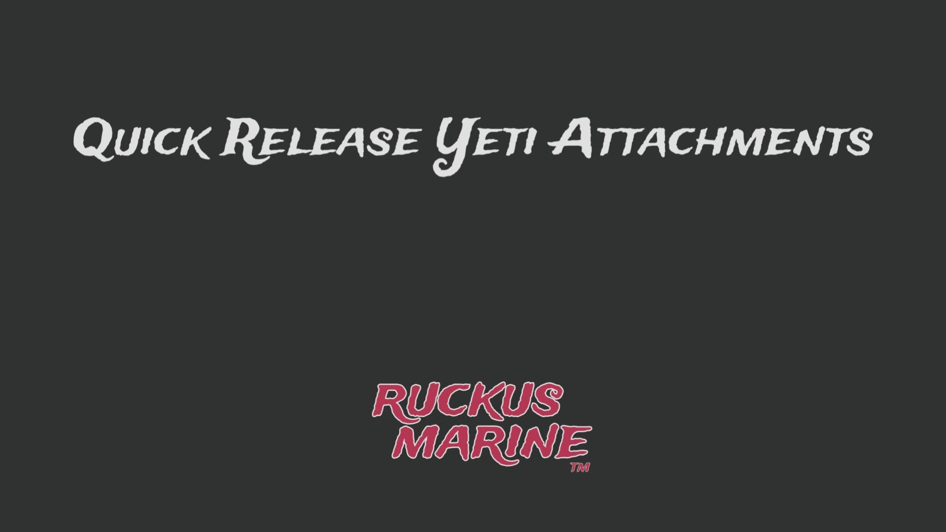 Load video: Best Yeti Hopper Yeti Flip &amp; Yeti Camino Soft Cooler Accessories from Ruckus Marine installation demonstration.