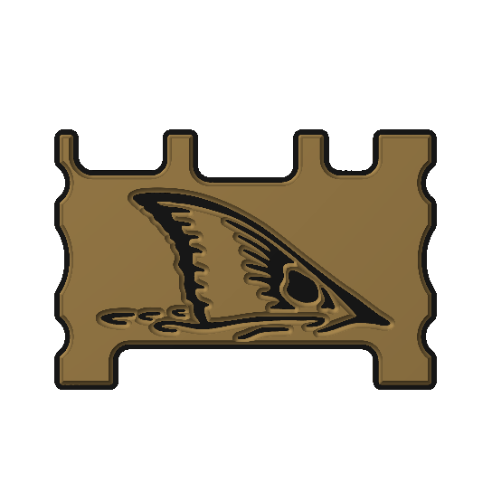 "Redfish Tail" - Custom Speaker Shell for Turtlebox or Ecoxgear Defender