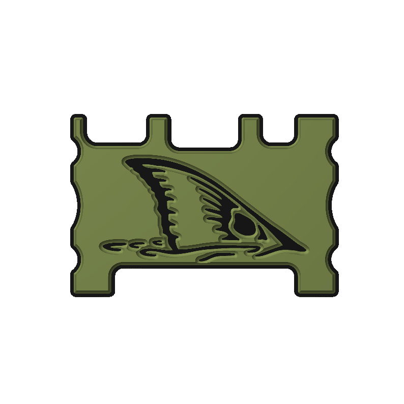 "Redfish Tail" - Custom Speaker Shell for Turtlebox or Ecoxgear Defender