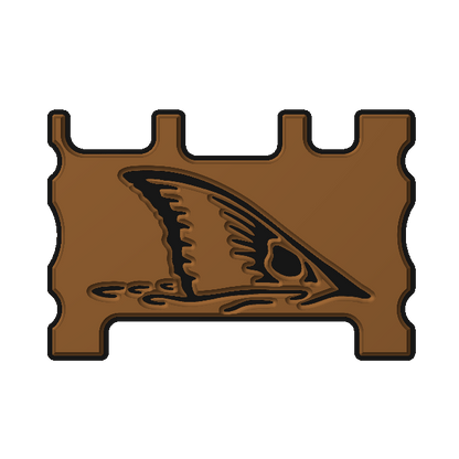 "Redfish Tail" - Custom Speaker Shell for Turtlebox or Ecoxgear Defender